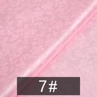 China Satijn Brokaat Stof Polyester Jacquard Stof Voor Naaien Avondjurk Bruiloft Doek JA25 7