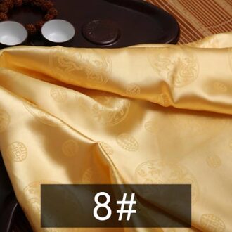 China Satijn Brokaat Stof Polyester Jacquard Stof Voor Naaien Avondjurk Bruiloft Doek JA25 8