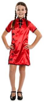 Chinees Jurkje Meisjes Yena Rood - Zalm