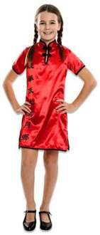 Chinees Jurkje Meisjes Yena Rood - Zalm