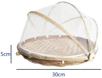 Chinese Bamboe Opslag Mand Anti-Muggen Handgemaakte Fruitschaal Bowls Lade Drogen Stoffer Bamboe Kooi Keuken Organizer 1