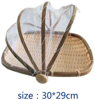 Chinese Bamboe Opslag Mand Anti-Muggen Handgemaakte Fruitschaal Bowls Lade Drogen Stoffer Bamboe Kooi Keuken Organizer 4