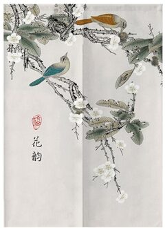 Chinese Deur Gordijn Slaapkamer Badkamer Gordijn Huishouden Keuken Partitie Gordijn Feng Shui Gordijn 01 / 85x120cm