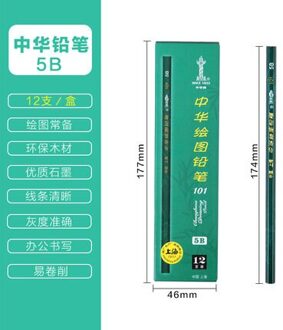 Chinese Hb Potlood 2B Basisschool Student 4B 6B 8B Tekening Potloodschets Potloden 36 Stks/partij 5B