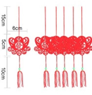 Chinese Jaar Hanger Handgemaakte Gelukkig Nieuwjaar Huis Lantaarn Festival Niet-geweven Stof 4