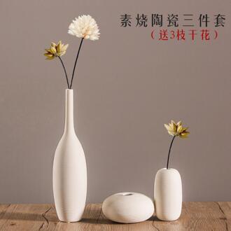 Chinese Keramische Droog Bloemstuk In Scandinavische Stijl Vaas Woonkamer Gesimuleerde Bloemstuk Decoratie Voor Thuis 2