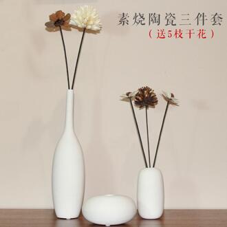 Chinese Keramische Droog Bloemstuk In Scandinavische Stijl Vaas Woonkamer Gesimuleerde Bloemstuk Decoratie Voor Thuis 3
