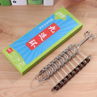 chinese ring puzzle High IQ Educational Toy Adult Large Size Children Students Intellectual Loop Unclasp Unlock lian huan kou