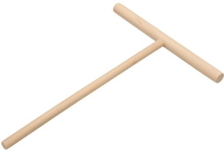Chinese Specialiteit Keuken T Vorm Houten Beslag Strooier Stok Ei Crêpe Maker Pastry Spatel Houten Home Kitchen Tool