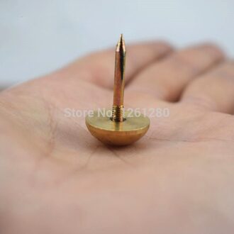 Chinese stijl antieke massief messing nail drum klinknagels sofa fastener decoratieve nail deur nail hardware deel diameter 10mm