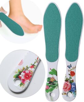 Chinese Stijl Double Side Voetrasp File Harde Dode Huid Eelt Remover Rvs Voeten Care Voetrasp Eelt Pedicure gereedschap