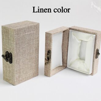 Chinese Stijl Seal Doos Schilderij Kalligrafie Stempel Verpakking Geschenkdoos Seal Cuting Art Setsignet Linen kleur