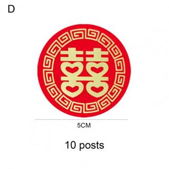 Chinese Stijl Sticker Onschadelijk Symbolische Ronde Ox Lente Festival Sticker Voor Wieden Uitnodigend Envelop Party Diy Supplies Decor