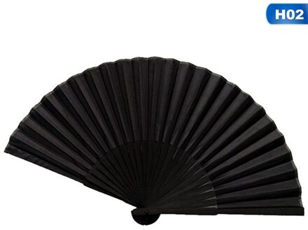 Chinese Stijl Zwart Vintage Hand Fan Folding Fans Dance Wedding Party Favor Chinese Dance Party Folding Fans 02