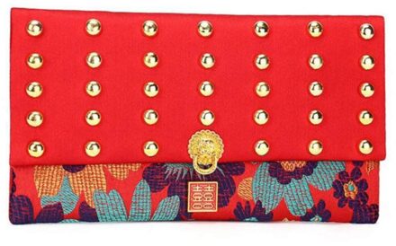 Chinese Traditionele Brokaat Portemonnee Pouch Sieraden Bag Geborduurde Organisatoren Pocket Voor Festival Bruiloft 1