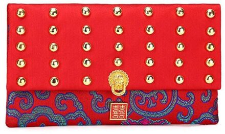 Chinese Traditionele Brokaat Portemonnee Pouch Sieraden Bag Geborduurde Organisatoren Pocket Voor Festival Bruiloft 2