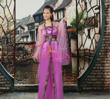 Chinese Traditionele Vrouwen Tang Oude Kostuum Dans Hanfu Kostuums Prinses Dynastie Chinese Opera Jurk zwart