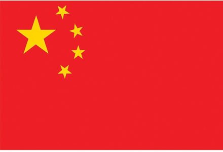 Chinese Vlag 90x150cm Rood - Zalm