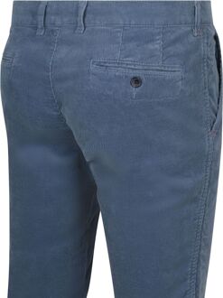 Chino Plato Corduroy Blauw - 48,52