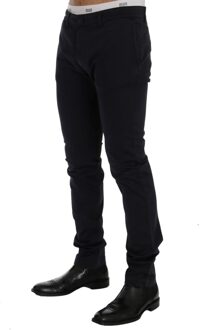 Chino Slim Fit Broeken Zwart - EU 54