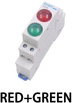Chint Led Signaal Lamp ND9 Serie Ac/Dc 230V 24V 220V Waakvlammen Din Rail Mount indicatie Licht Rood Groen Lamp Indicator Light rood groen 220V