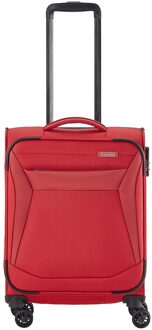 Chios 4 Wiel Trolley S red Zachte koffer Rood - H 55 x B 39 x D 20