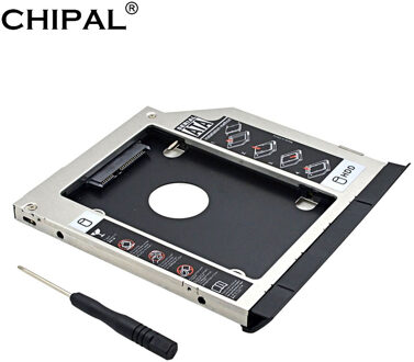 Chipal 2nd Hdd Caddy 9.5Mm Sata 3.0 Met Ejector Dual Led Licht Voor Dell Latitude E6320 E6420 E6520 E6430 e6530 CD-ROM