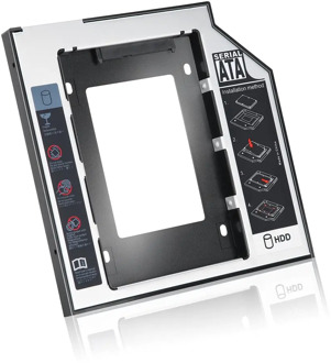 CHIPAL Aluminum 2nd Second hdd Caddy 9.5mm SATA 3.0 Optibay 2.5'' SSD DVD CD-ROM Enclosure Adapter Hard Disk Drive Cases Box