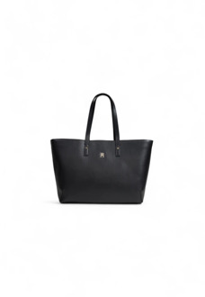 Chique Tote Tas Herfst/Winter Collectie Tommy Hilfiger , Black , Dames - ONE Size