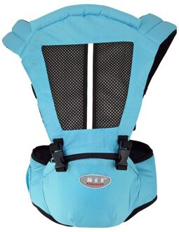 Chivry Draagzak Kangoeroe Peuter Sling Wrap Portable Baby Heupdrager Baby Care Taille Kruk Verstelbare Hip Seat 0-36 maanden blauw