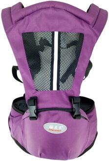 Chivry Draagzak Kangoeroe Peuter Sling Wrap Portable Baby Heupdrager Baby Care Taille Kruk Verstelbare Hip Seat 0-36 maanden paars