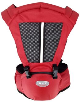 Chivry Draagzak Kangoeroe Peuter Sling Wrap Portable Baby Heupdrager Baby Care Taille Kruk Verstelbare Hip Seat 0-36 maanden rood
