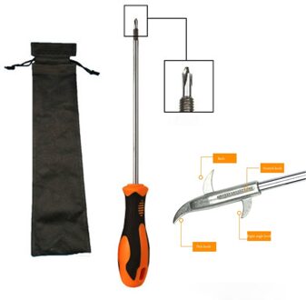 Chiziyo Nuttig Autoband Cleaner Groef Gebroken Steen Remover Haak Tire Clean Tool Auto-Styling Phillips screwdriver