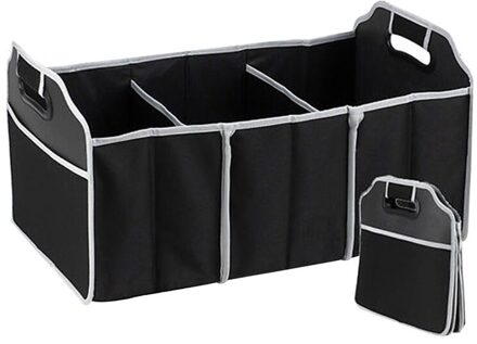 Chiziyo Zwart Non-Woven Vouwen Opbergtas Auto Organisator Kofferbak Opslag Pakket Auto Opbergen Opruimen Accessoires
