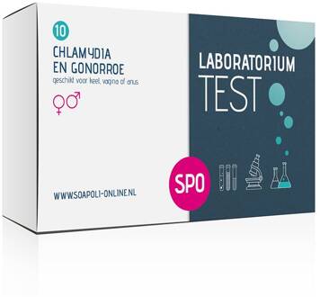 Chlamydia En Gonorroe Test - Professionele Laboratorium Test Test voor vagina, keel of anus