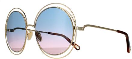 Chloe Chloe Round Dames Goudblauw roze gradiënt Ch0045s