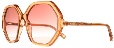Chloe Chloé Zonnebril CH0008S Oranje - 1 maat