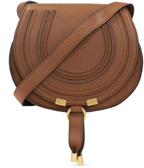 Chloé Marcie Mini crossbodytas van kalfsleer Roestbruin - 1 maat