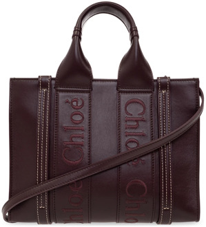 Chloe ‘Woody Small’ schoudertas Chloé , Red , Dames - ONE Size