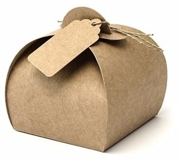 Chocola doosjes bruin 10 stuks