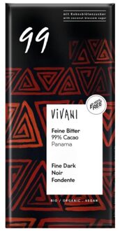 Chocolade Feine Bitter 99% Cacao 81 gr