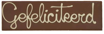 Chocoladereep Gefeliciteerd 200 gram