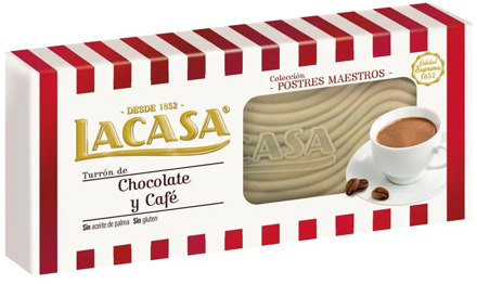 Chocolate and coffee nougat