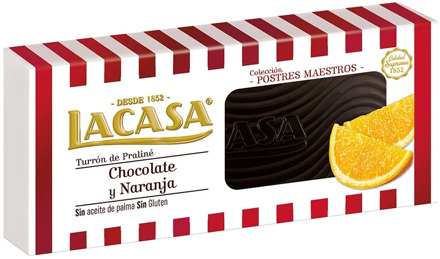 Chocolate and orange nougat