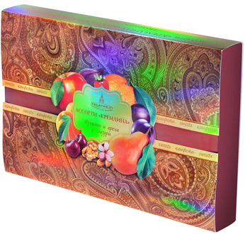 Chocolate Candy Assorted кремлина fruit and nuts in the glaze, 500г-snacks and sweets, goods from Russia