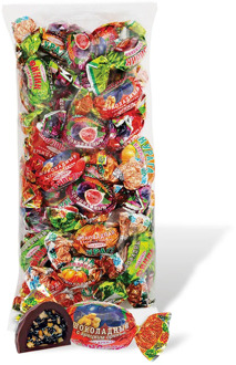 Chocolate Candy mix кремлина fruit in chocolate with орехом assorted: финик, fig-snacks and sweets, products from Russia