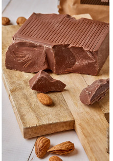 Chocolate milk on almond milk raw organic natural lactose-free sugar-free tile 500 grams