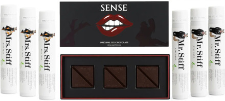 Chocolate & Mr. Stiff Libido Boosters met 3 x 2 boosters