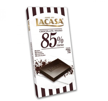 Chocolate tablet 85% cocoa · 100g.