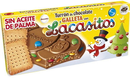 Chocolate turret and lacasite cookie